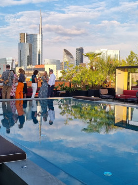 Rooftop event milan