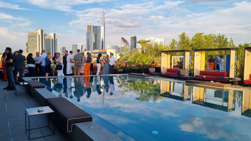 Rooftop event milan