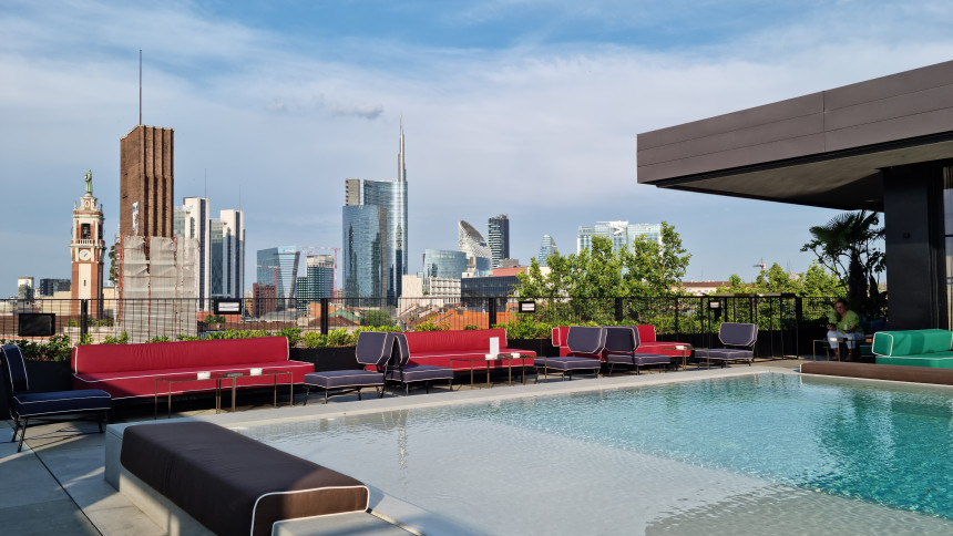 rooftop in milan for private event